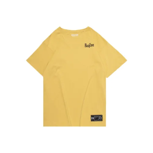LINING BADFIVE Milk Конфеты Желтый Мужская T-рубашка