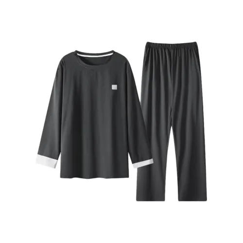 ZAO FU NIAO Пижамный комплект Мужской Темно-серый