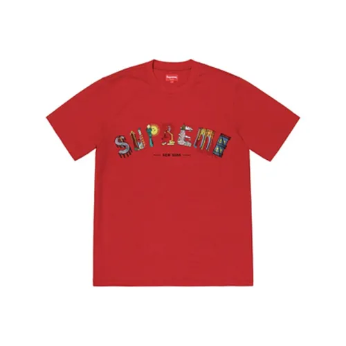 Supreme SS19 Унисекс Футболки
