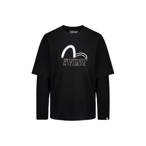 EVISU Мужские черные футболки