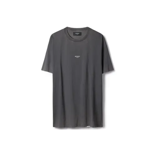 REPRESENT Винтажный Черный Мужская Футболка