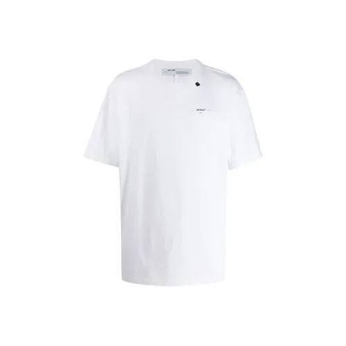 Off Белый FW19 T-Рубашка Мужская Белая