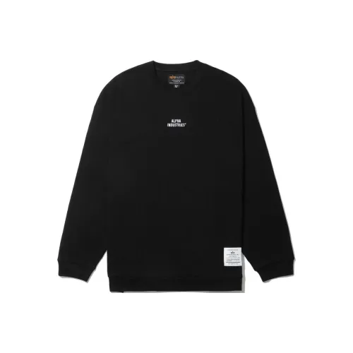 Alpha Industries Прямой крой Длинный рукав Т-рубашка Унисекс