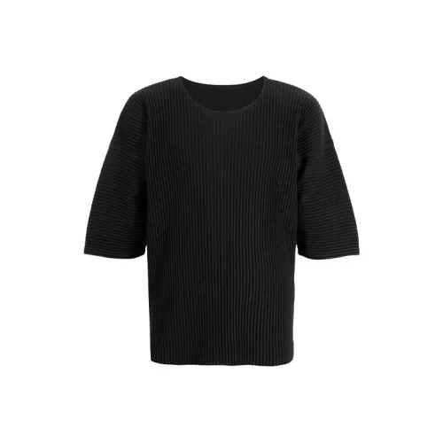 Homme Plissé Issey Miyake FW21 Рубашка Мужская Черная