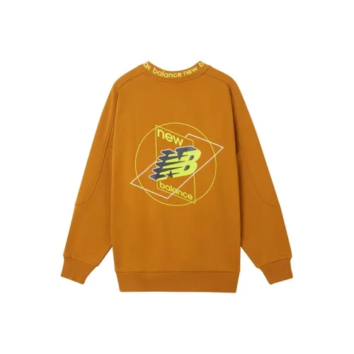 New Balance Свитшот Мужской Желтый