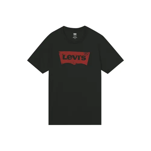Levis Мужские Черные T-Рубашки