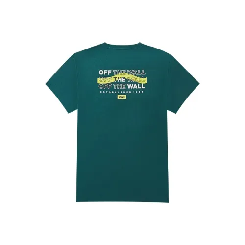 VANS Зеленая Унисекс Футболка