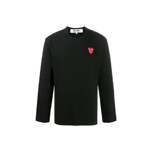 CDG Play Черные Мужские T-Рубашки