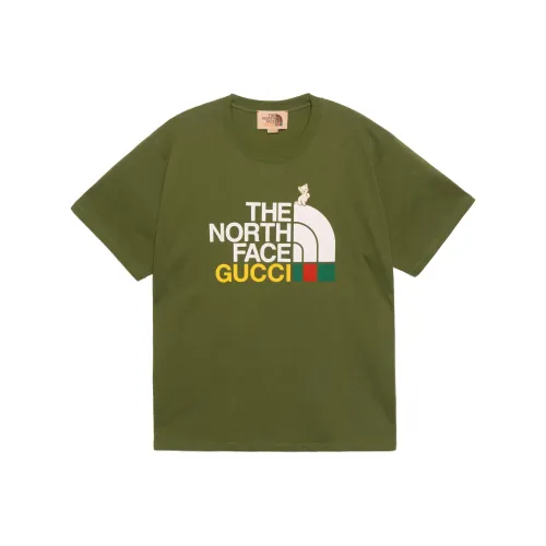 GUCCI X The North Face Зеленый Мужской T-Shirt