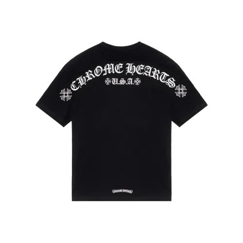 Chrome Hearts Черная Унисекс Футболка