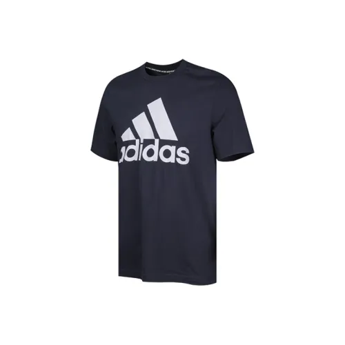 Adidas Темно-синие Мужские T-рубашки