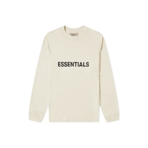 Fear Of God Essentials SS20 Кремовый Мужской T-Рубашки