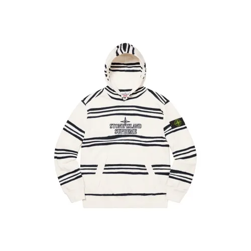 Supreme Stone Island Collaboration Collection FW20 Week 13Warp Stripe Hooded Sweatshirt Унисекс