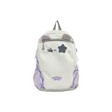 Фиолетовая и серая одиночная сумка.