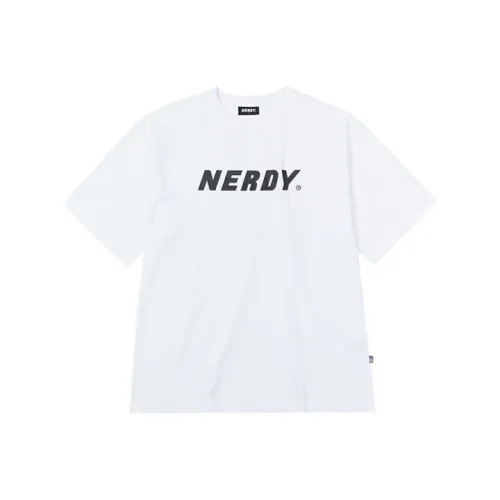 Nerdy Белая Унисекс Футболка