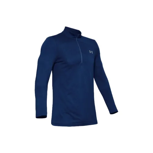 Under Armour Бесшовный США Синий Мужской T-Рубашки