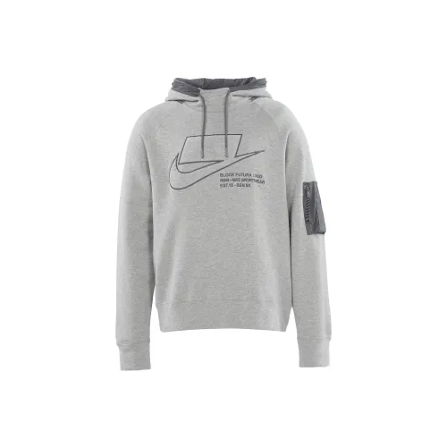 Nike Тонированный Темно-Серый Мужские Толстовки