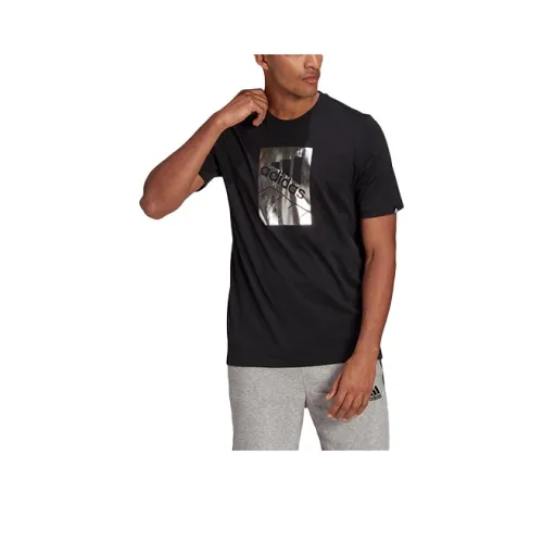 Adidas Мужские черные футболки