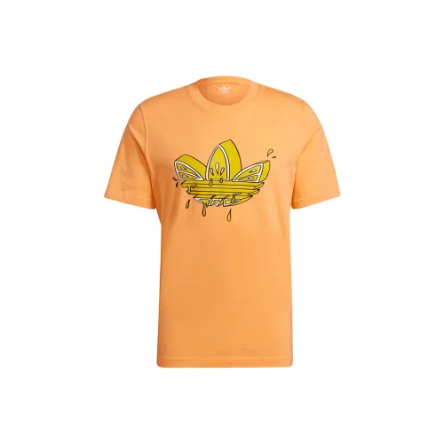 Adidas Originals Lemon Trefoil Tee Orange Мужская T-рубашка