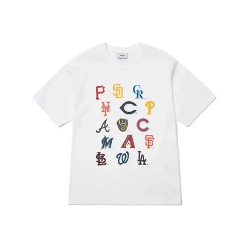 MLB Белая Унисекс Футболка