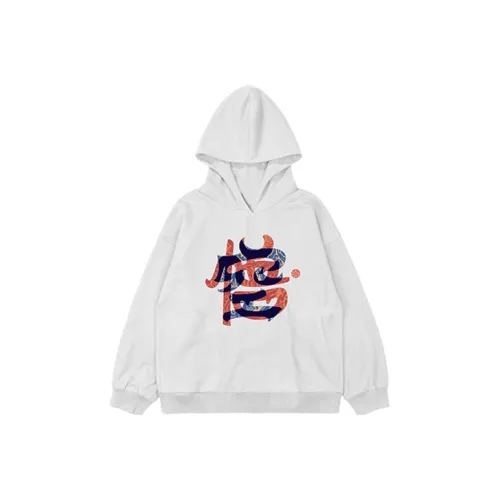 WOOKONG Белый Унисекс Свитшоты