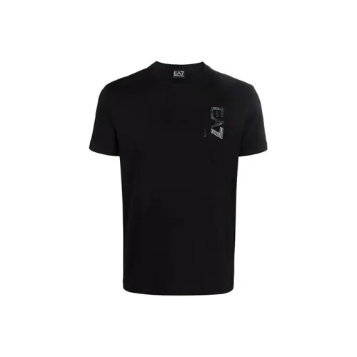 EMPORIO ARMANI EA7 Черные Мужские Рубашки