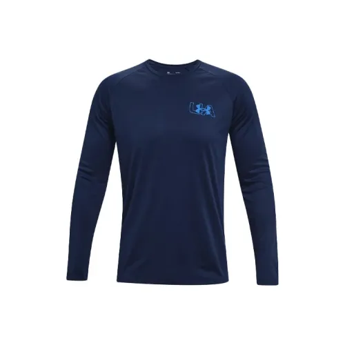 Under Armour T-Shirt Мужской Коллегиальный Синий