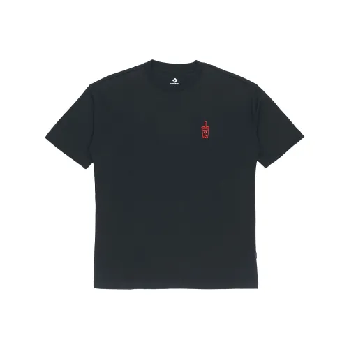 Конверс Черная Унисекс Футболка