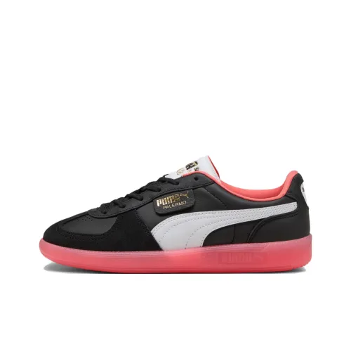 PUMA Palermo Low Топ Скейтборд Кроссовки Женские Черный Розовый