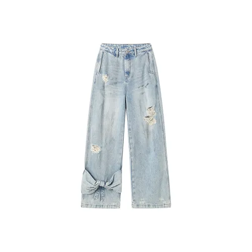 ANDREA MARTIN Джинсы Женские Синие