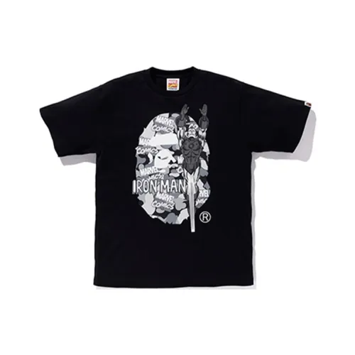 A BATHING APE x rvel Camo Tee T-рубашка унисекс черный