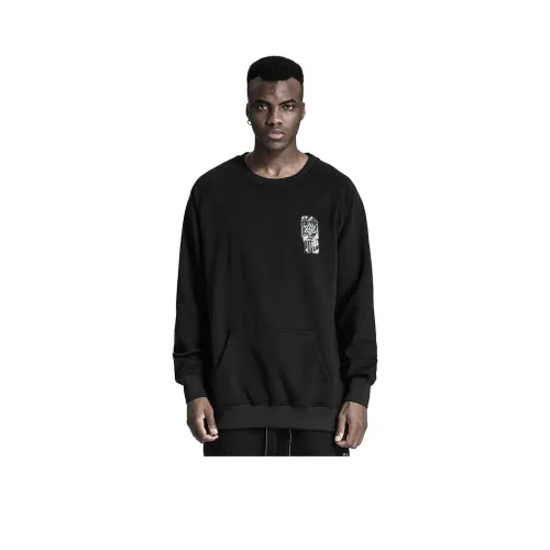 NORVINCY Модный без капюшона пуловер флис с подкладкой реглан унисекс