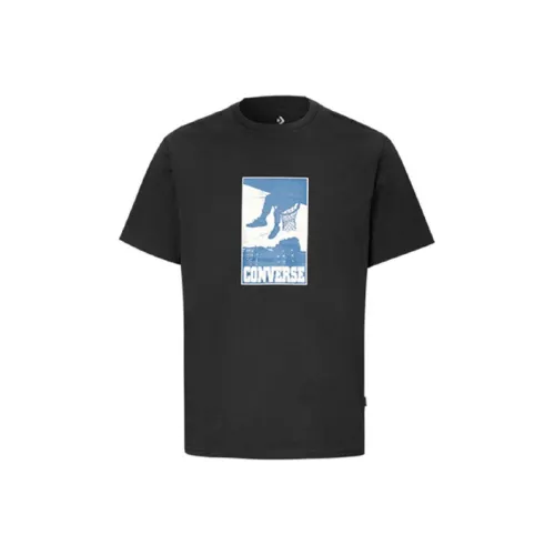 Конверс Черные Мужские T-Рубашки