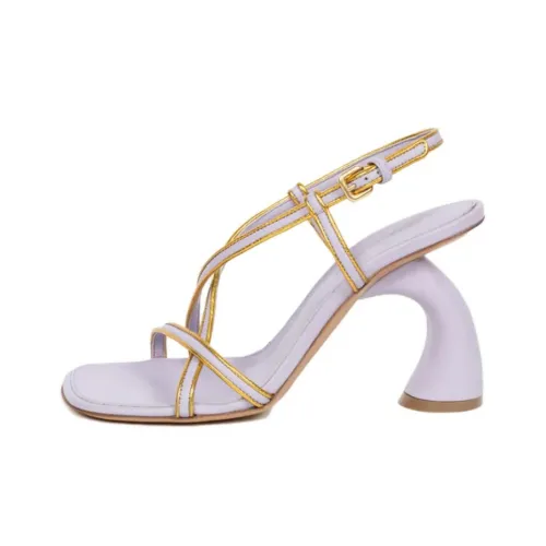 DRIES VAN NOTEN One Ремень Сандалии 9,5 см Женские Фиолетовые