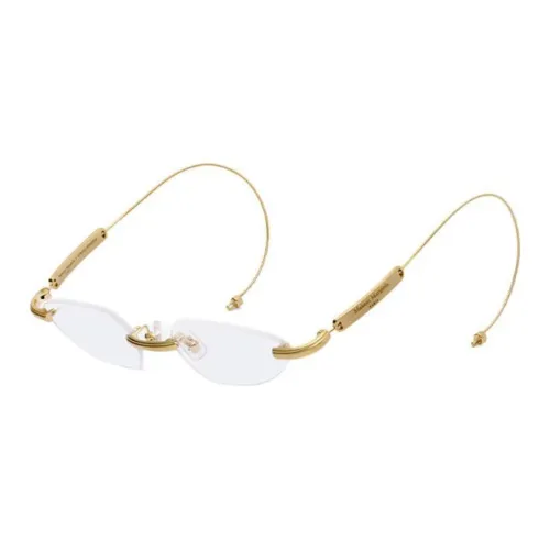 GENTLE MONSTER Нерегулярная форма Оправы для очков Унисекс Золото
