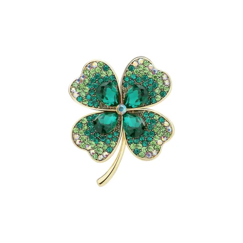 Фиолетовые искусственные кристалл броши унисекс