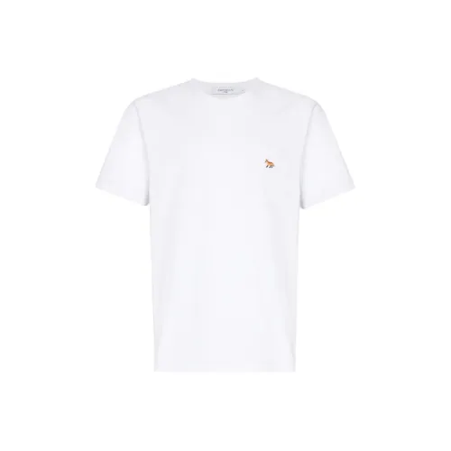 Maison Kitsune Белая Мужская T-Рубашка