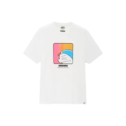 UNIQLO Белая унисекс футболка