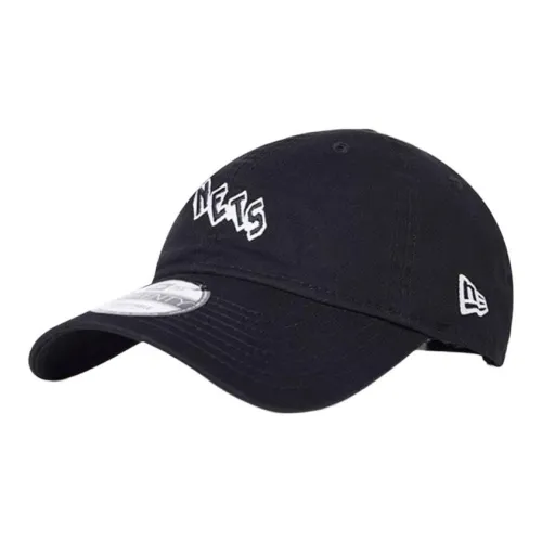 New Era Хлопковые кепки унисекс черные