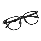 Матовая черная оправа (Включает защиту от синего света, 0 диоптрий, линзы)