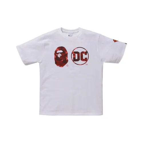 A BATHING APE BAPE x DC Superman T-Shirt Унисекс Белый
