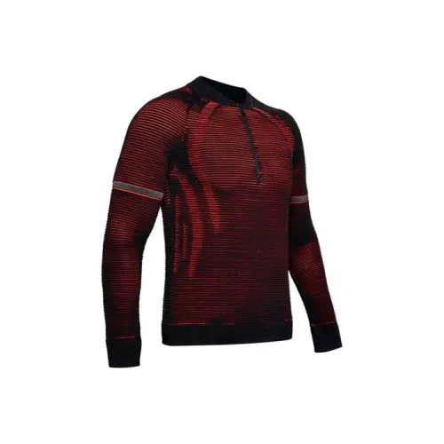 Under Armour Atlas Длинный рукав Т-рубашка Мужская Черная