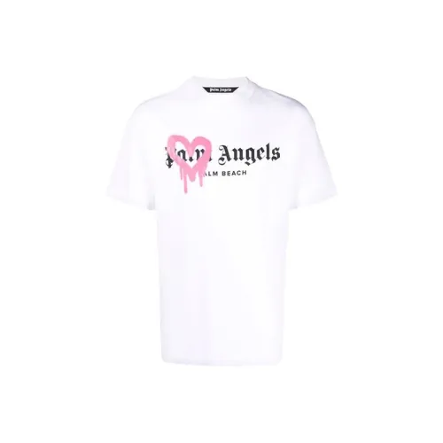 PALM ANGELS Белая Мужская Футболка