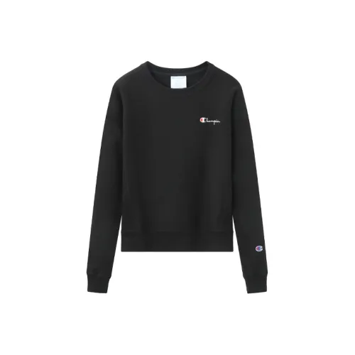 Champion Черный Унисекс Свитшоты