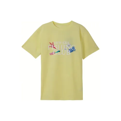 New Era T-Shirt Unisex Light Yellow