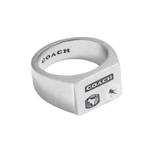 COACH Серебряные кольца Мужские Серебряные