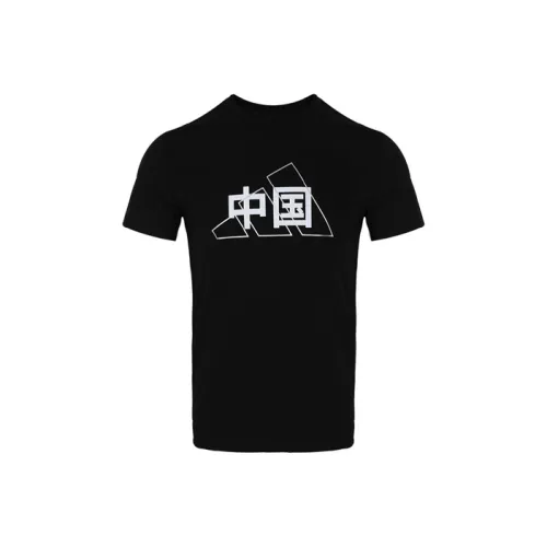 Adidas Мужские черные футболки