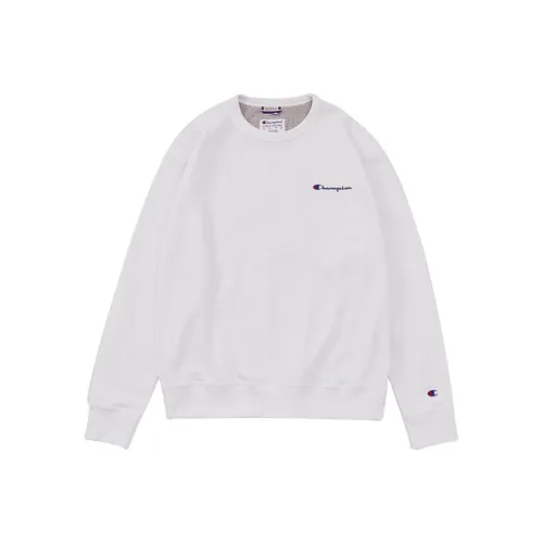 Champion Белый Унисекс Свитшоты