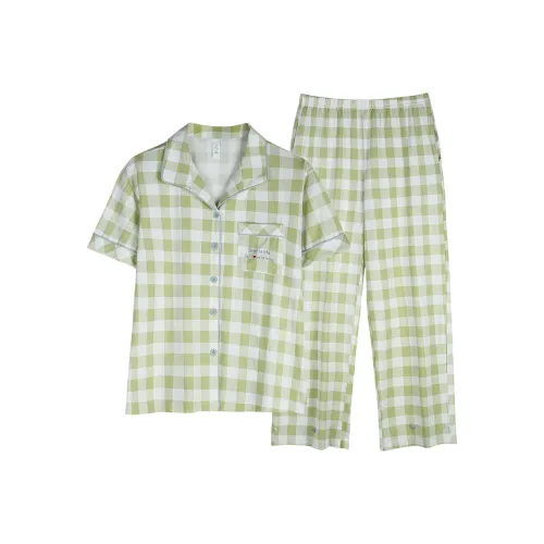 Xuan Liang Пижамный комплект Женские Молочный Фрукт Зеленый