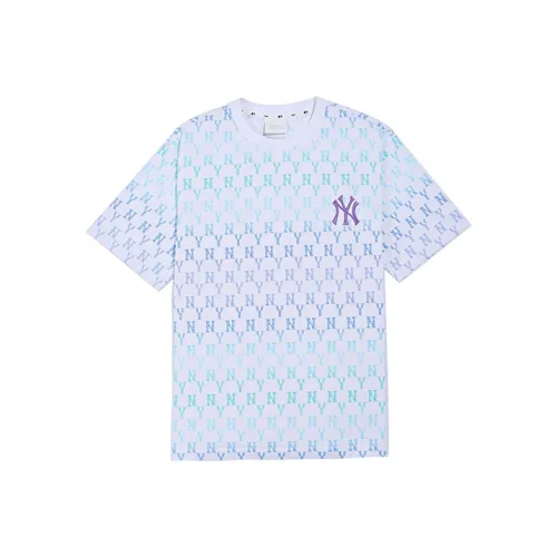 MLB Base Logo Нью-Йорк Янкис T-Shirt Унисекс Light Blue